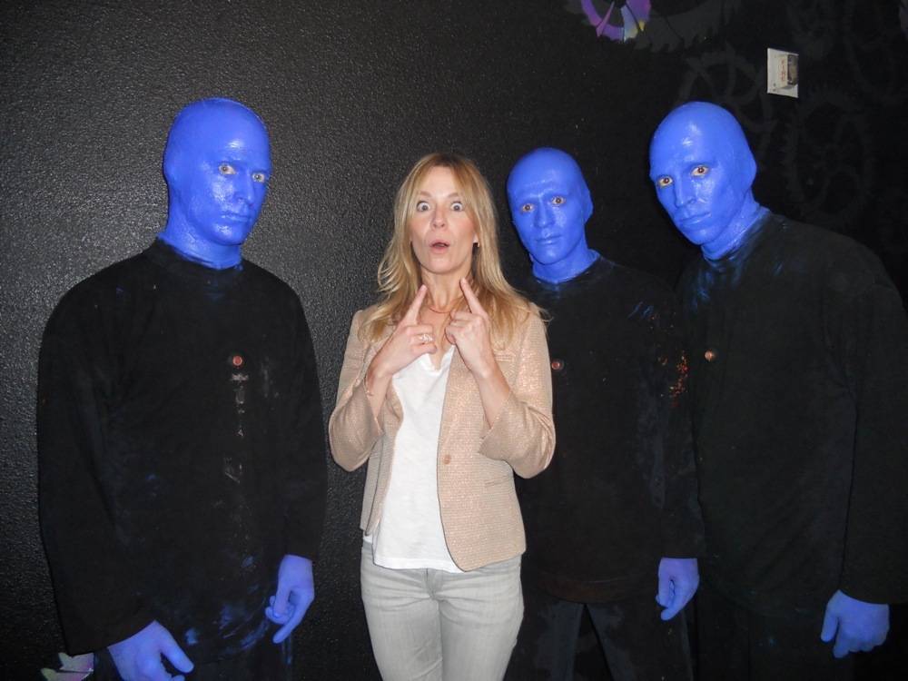 8.11.13 Véronic DiCaire at Blue Man Group at Monte Carlo Resort and Casino