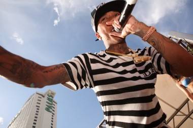 Photos: Tyga Performs Poolside at the Palms