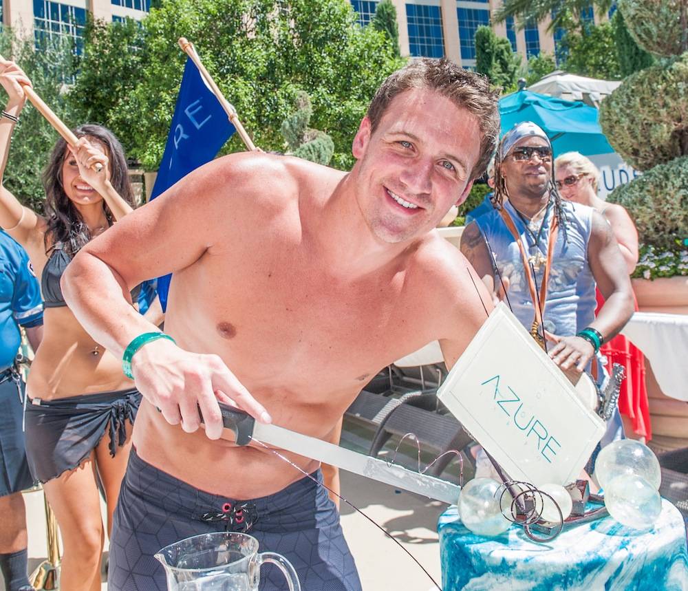 Celebrity Spotting: Ryan Lochte Celebrates More of His Birthday at Azure Pool