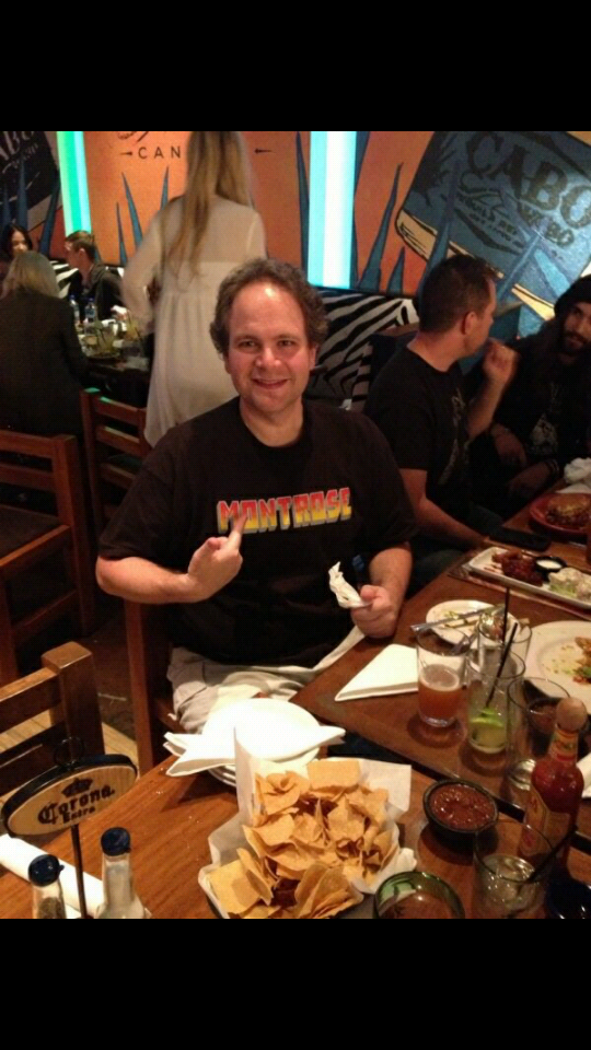 Photos: Eddie Trunk Dines at Cabo Wabo Cantina