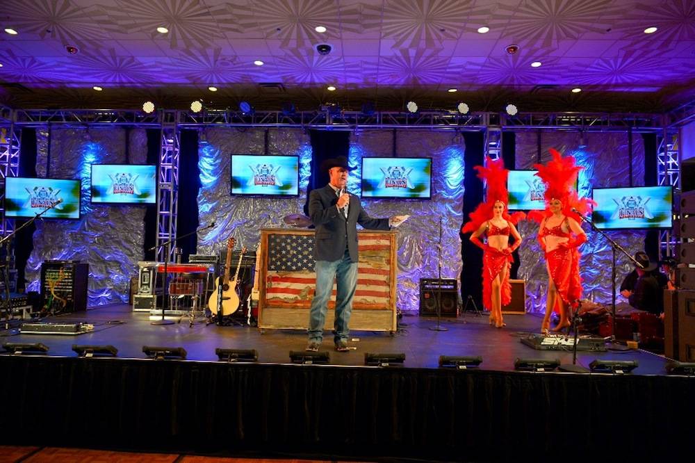 10.21.13 PBR Chairman and CEO Jim Haworth at the Welcome Reception at MGM Grand. Photo by Bryan Steffy