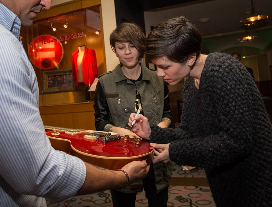 Tegan and Sara honored with display at Hard Rock Hotel & Casino in Las Vegas