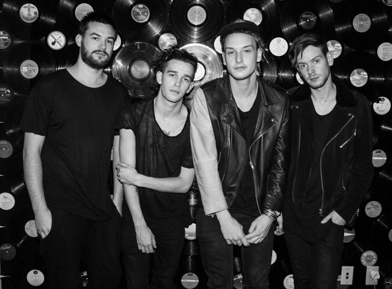 Photos: Brandon Flowers Checks Out The 1975 at Vinyl - Haute Living