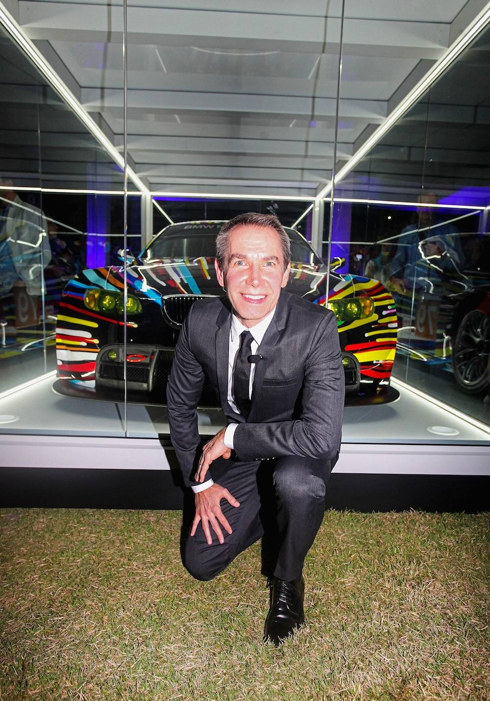 Jeff Koons BMW Art Car US Premiere And Andy Warhol BMW Art Car Exhibition At Art Basel In Miami Beach