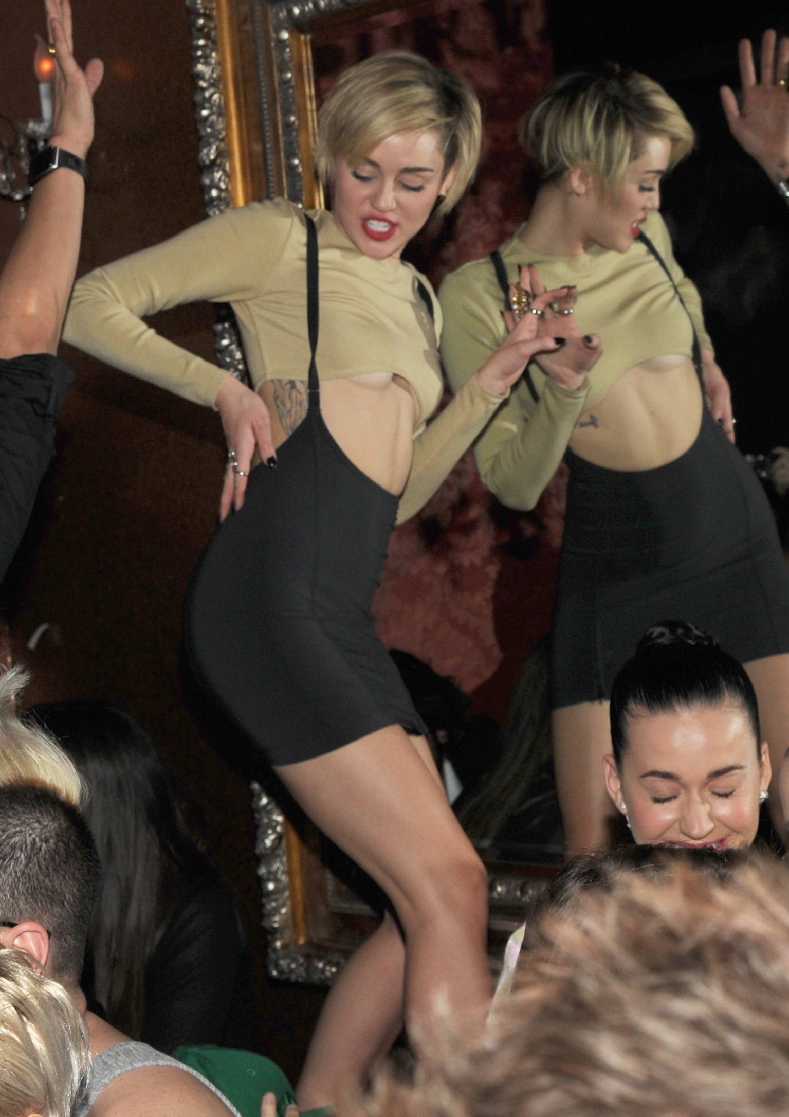 Miley Cyrus Unveils Beacher's Madhouse Las Vegas At The MGM Grand Hotel & Casino