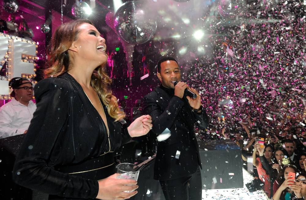 John Legend Rings In 2014 At HAZE Nightclub At ARIA In Las Vegas