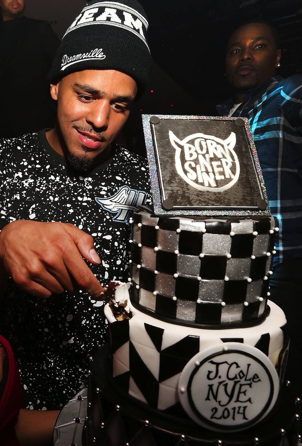 J. Cole Hosts New Year’s Eve At 1 OAK Nightclub At The Mirage In Las Vegas
