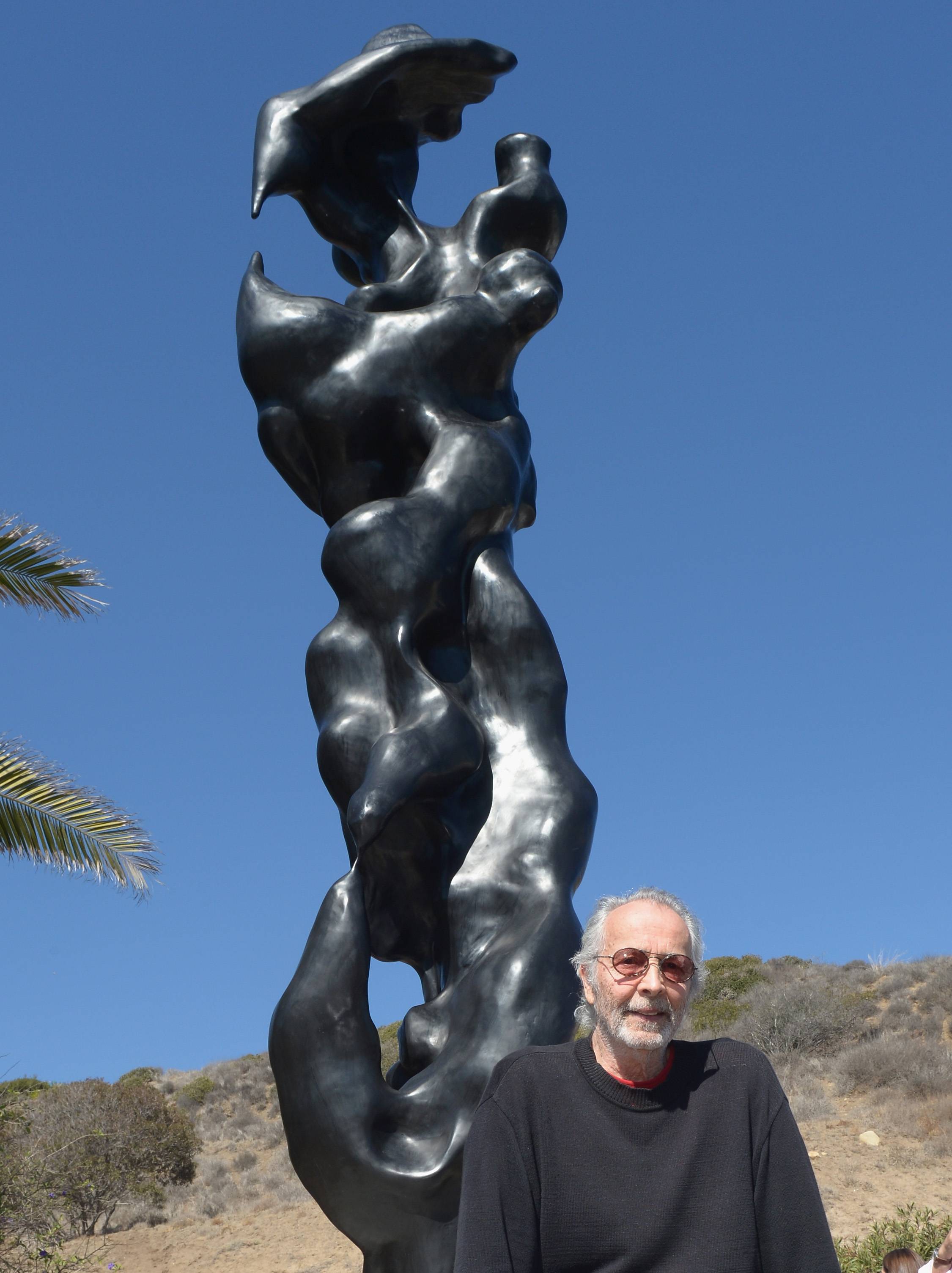Herb Alpert And His Totem Sculpture 'Freedom' Honored in Malibu