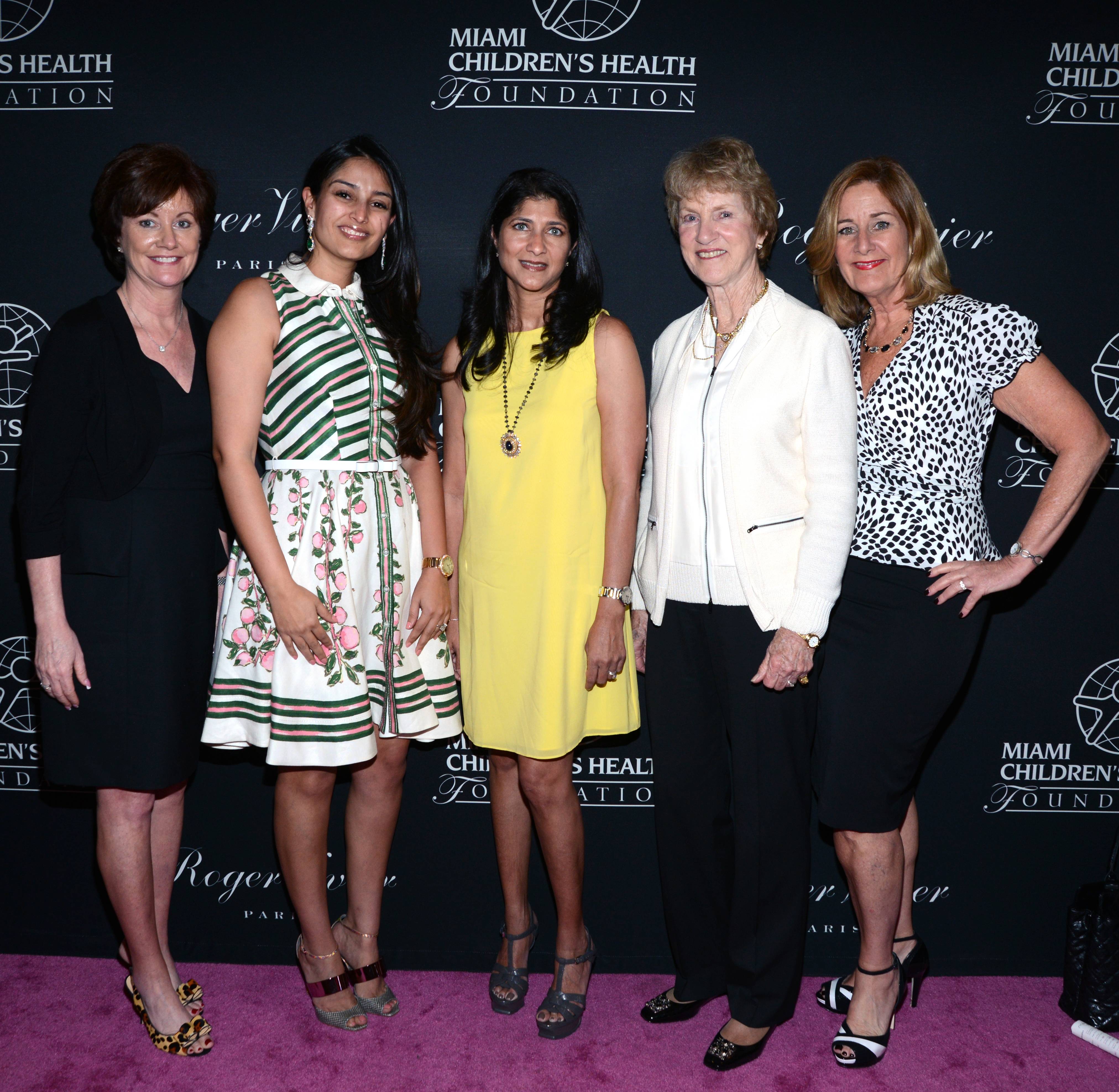 9. Patty McDonald, Ravneet Chowdhury, Dr. Rekha Kini,  Barbara Nicklaus and Nancy Humbert