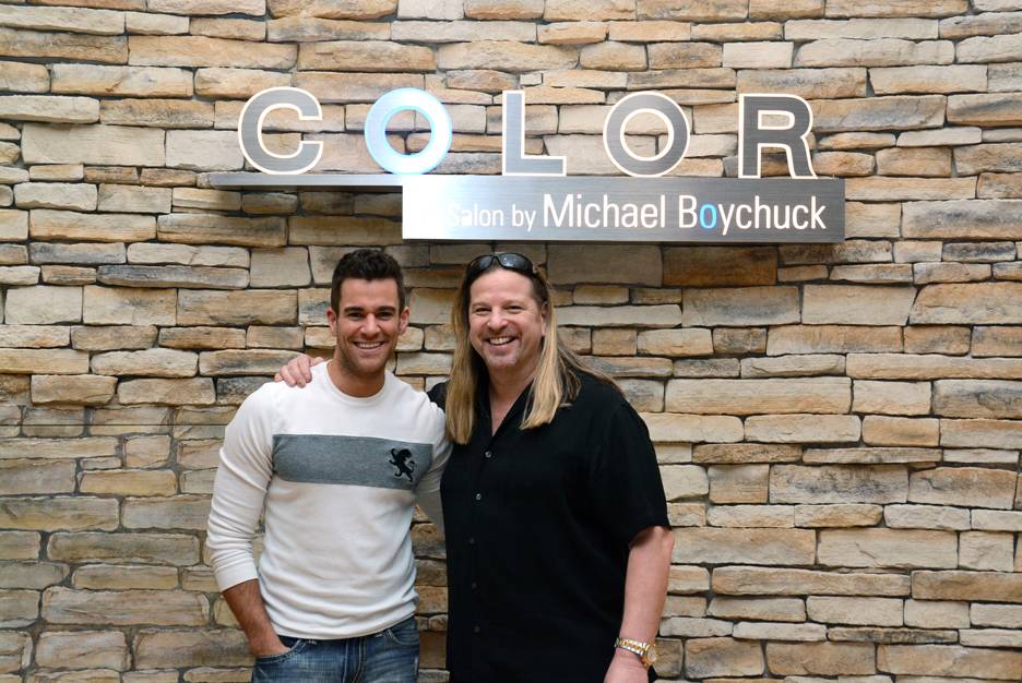 Jeff Civillico and Michael Boychuck at COLOR Salon