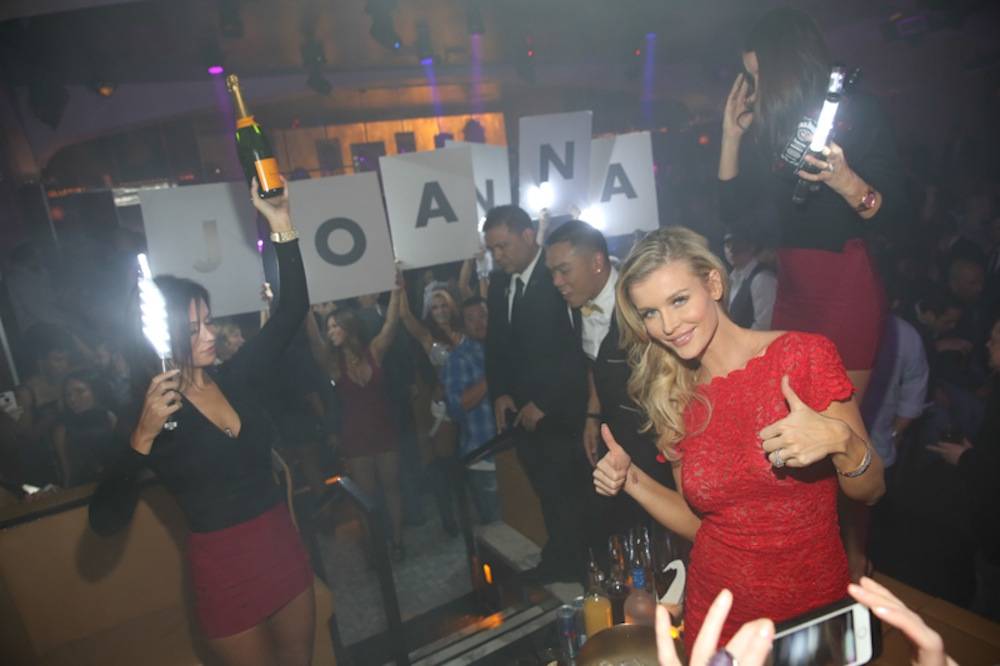 Joanna Krupa hosts pre-game party at Hyde Bellagio, Las Vegas, 2.1.14