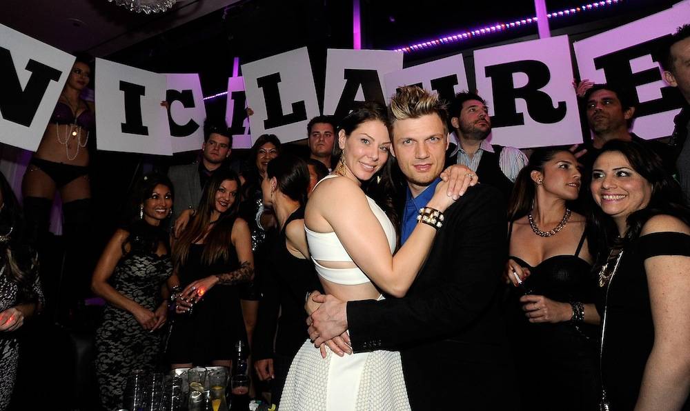 Backstreet Boys Member, Nick Carter And Fiancee, Lauren Kitt, Celebrate Coed Bachelor/Bachelorette Party At Ghostbar