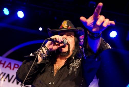 03.11_Vinnie Paul on stage at his birthday bash inside Vinyl at Hard Rock Hotel & Casino_Photo credit Chase Stevens