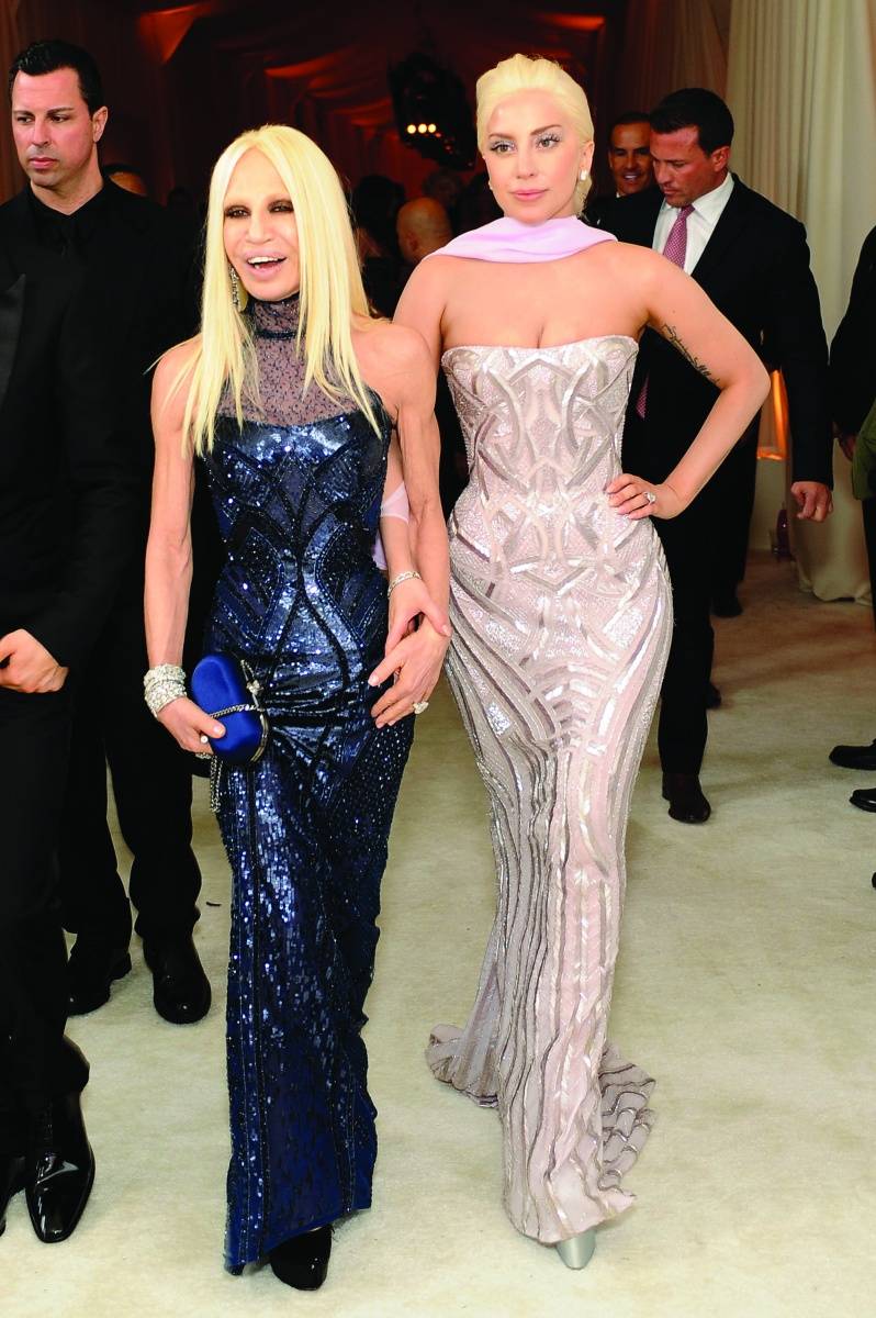Donatella Versace + Lady Gaga