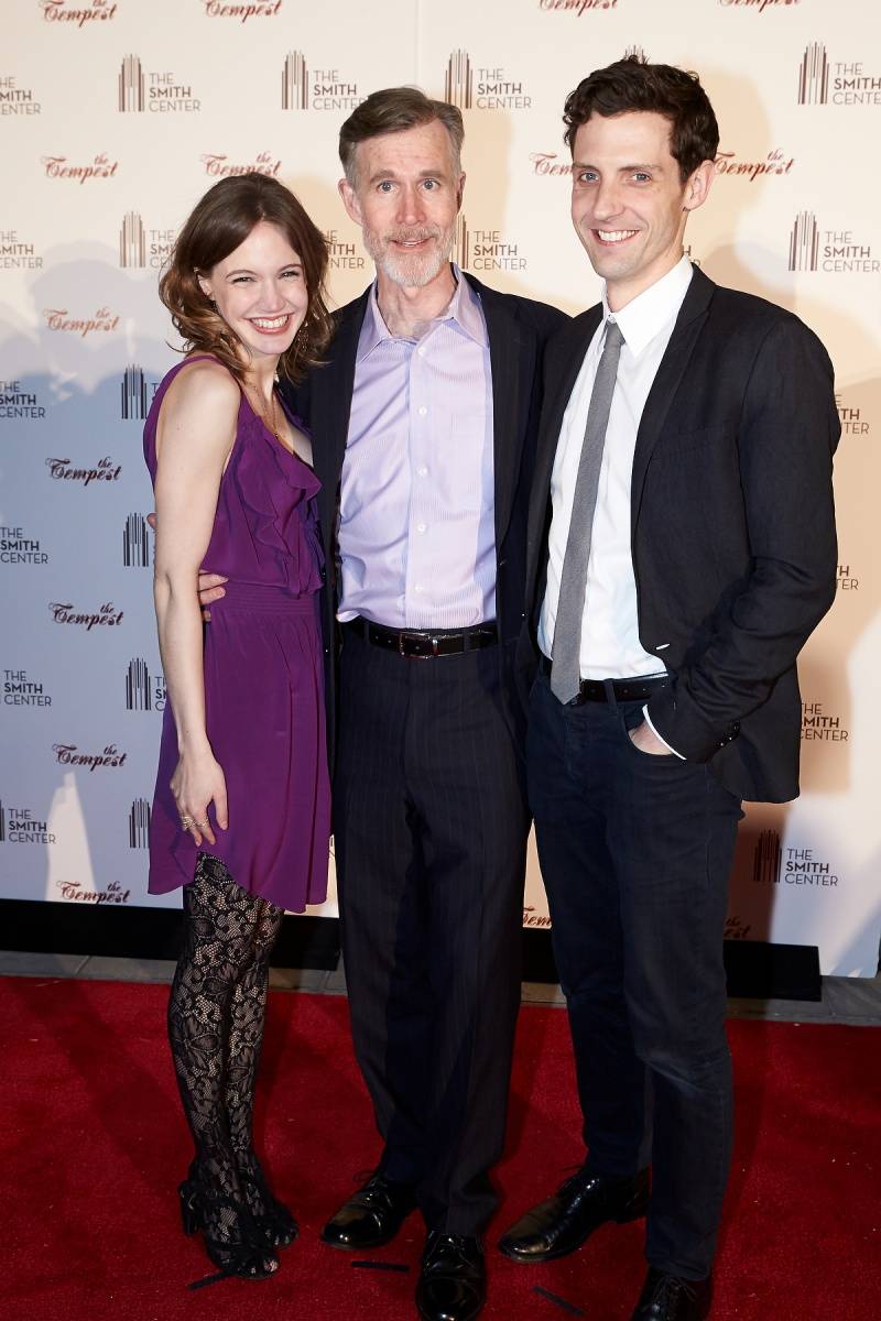 Charlotte Graham, Tom Nelis and Joby Earle at the World Premiere of THE TEMPEST 4.5.14 (C) Geri Kodey-The Smith Center