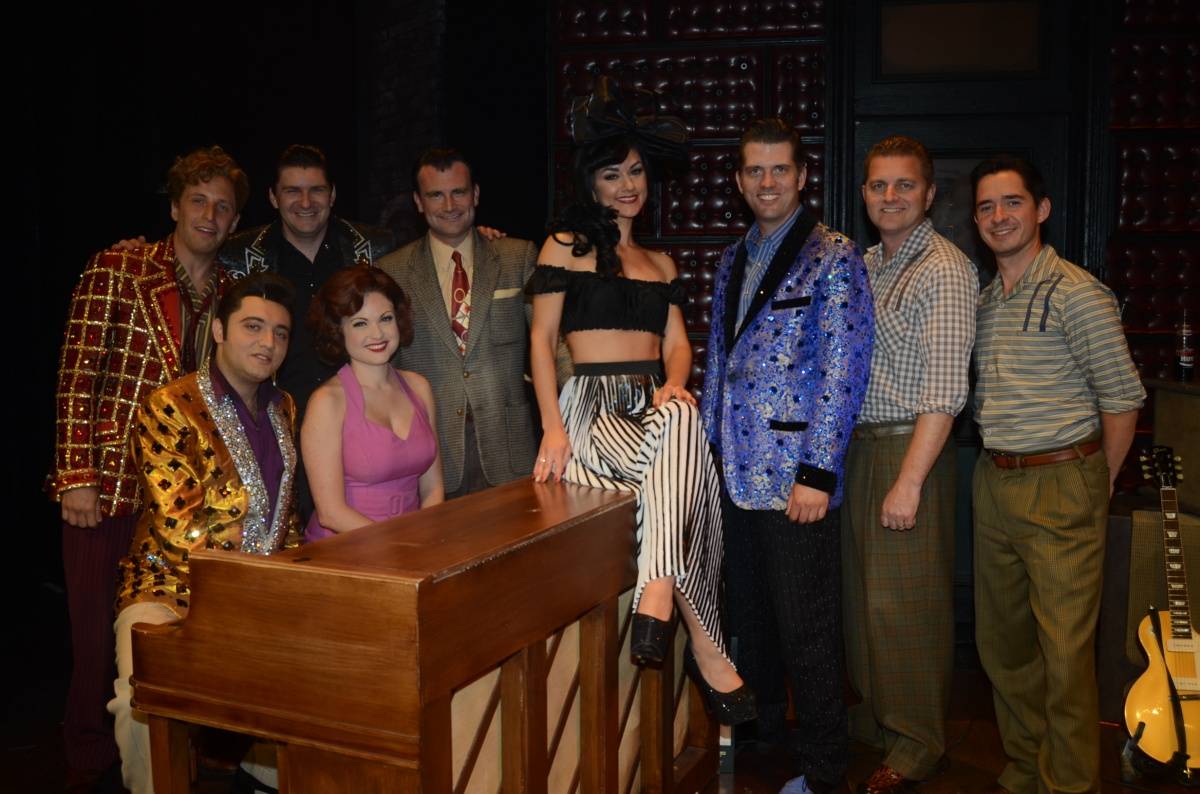 Melody Sweets with the Cast of MILLION DOLLAR QUARTET Las Vegas 4.22.14 (C) Caesars Entertainment (3)