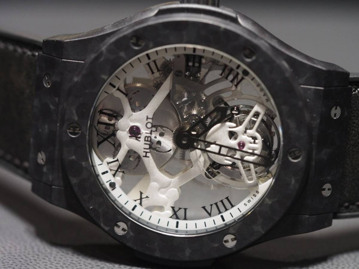 Close Up: the New Hublot Classic Fusion Tourbillon Skull