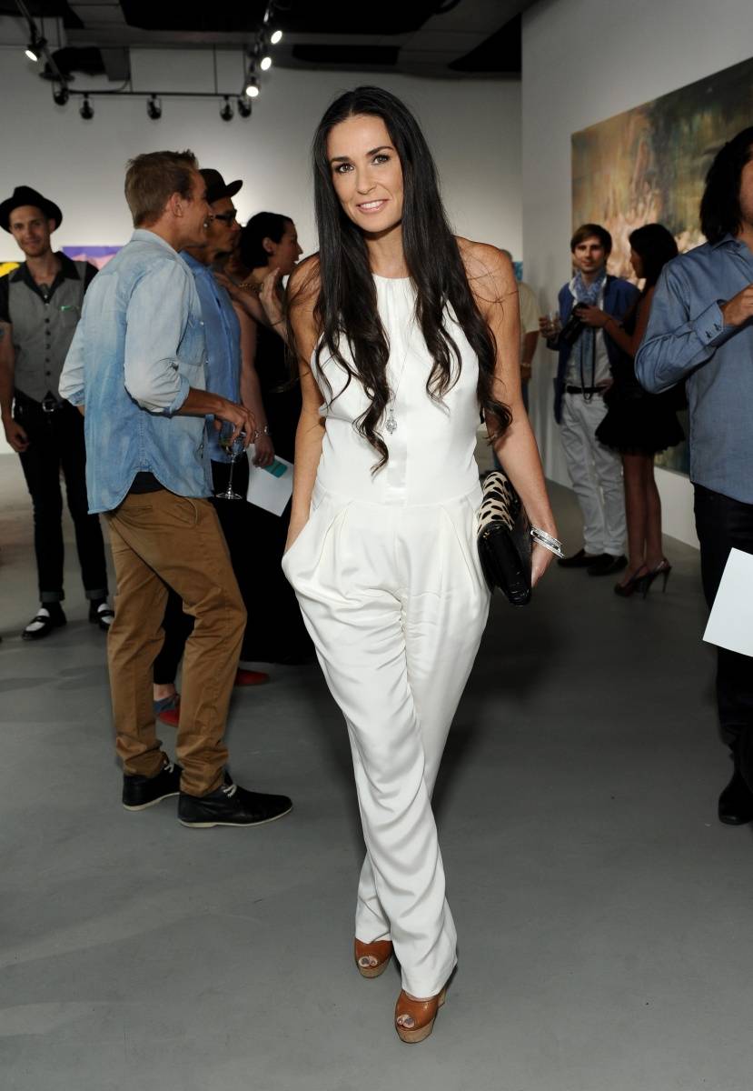 Demi Moore Supports Photographer Brian Bowen Smith at De Re Gallery Opening