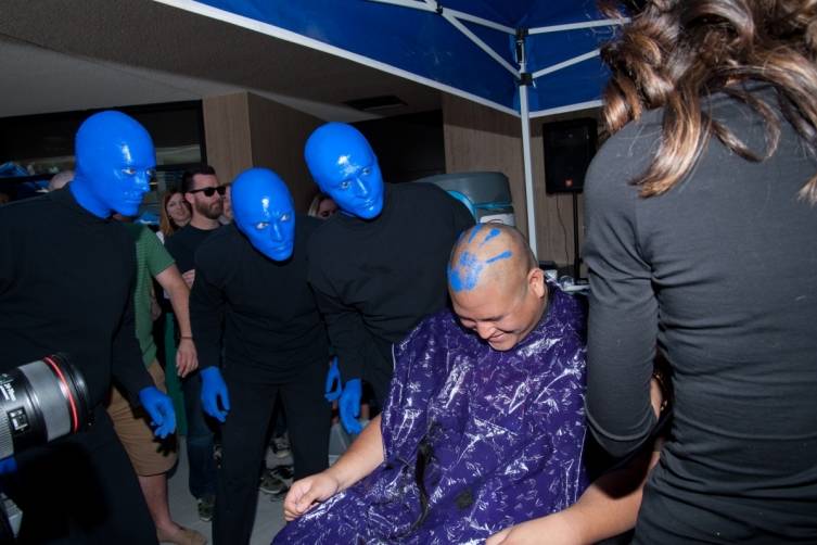 5.14.14  Blue Man Group ShoeZaphone Unveiling _photo credit Adrienne Griffin (4)