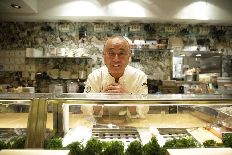 Chef Nobu Matsuhisa (credit Isaac Brekken for Bon Appetit)