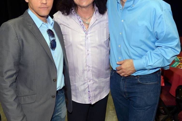 Deven May, Paul Shortino and Las Vegas Sun columnist John Katsilometes at the Animal Foundation's 11th Annual Best In Show, Vegas, 4.27.14