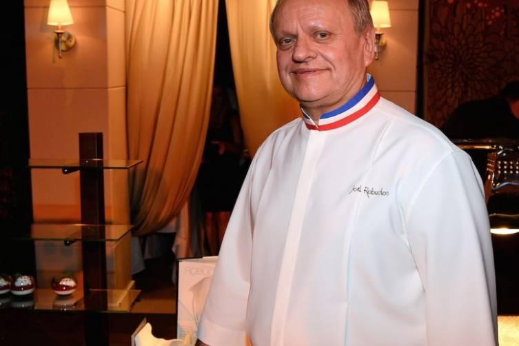 Joel Robuchon at The Grand Tasting (credit Ethan Miller for Bon Appetit)