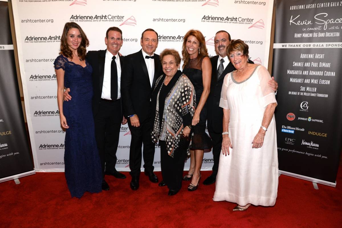 Kevin Spacey with Atalita Morais, Leslie Saiontz, Jeff, Stuart, Sue Miller and Donna Sha