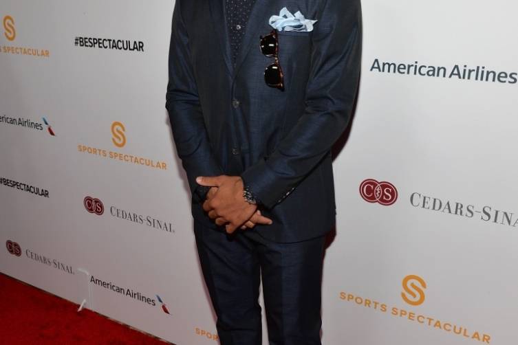 NFL quarterback Russell Wilson arrives on the red carpet at the 2014 Sports Spectacular Gala (Alberto E. Rodriguez,Getty Images)