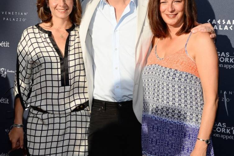 Pamela Drucker Mann, Adam Rapoport, Cathy Tull at The Grand Tasting Red Carpet (credit Ethan Miller for Bon Appetit)