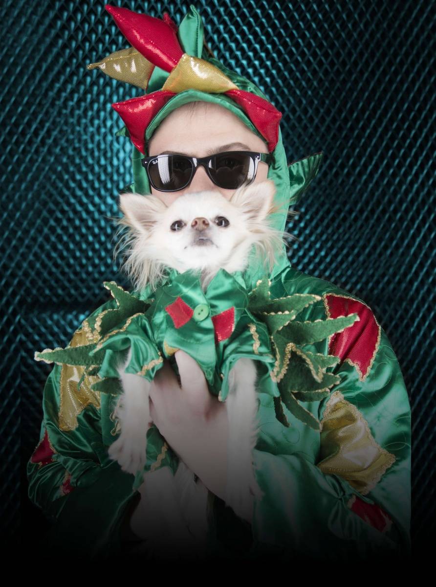 Piff the Magic Dragon and Mr. Piffles Kick of Breakfast at Piffany’s at Rose. Rabbit. Lie.