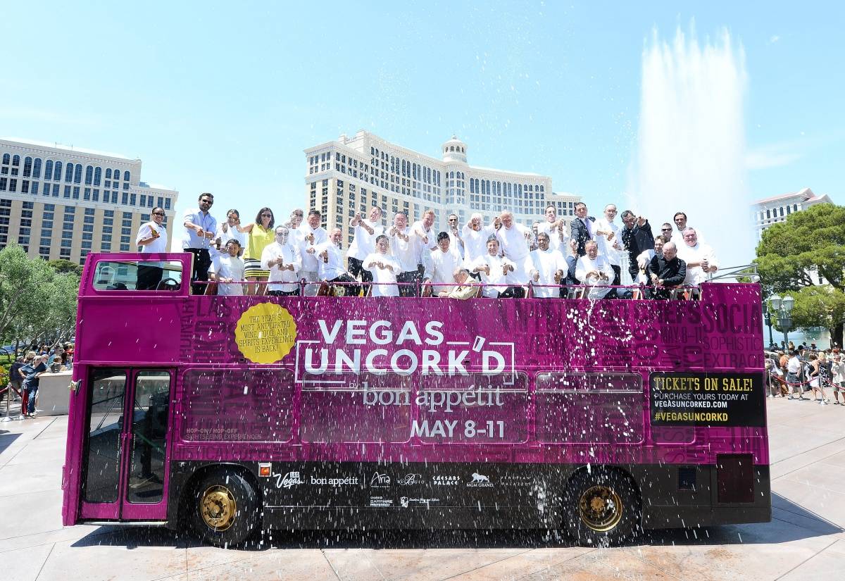 Haute Event: A Champagne Saber Off by Daniel Boulud Kicks Off Vegas Uncork’d