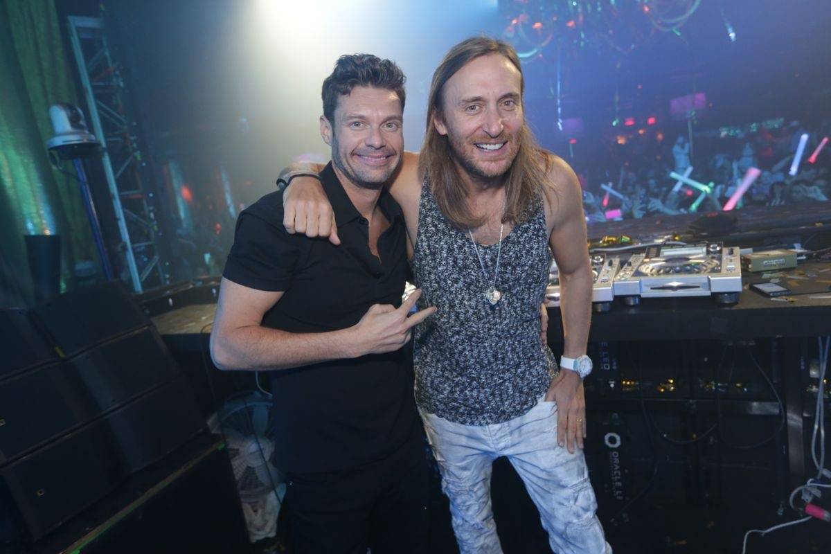 Ryan Seacrest Jumps in the Deejay Booth at XS