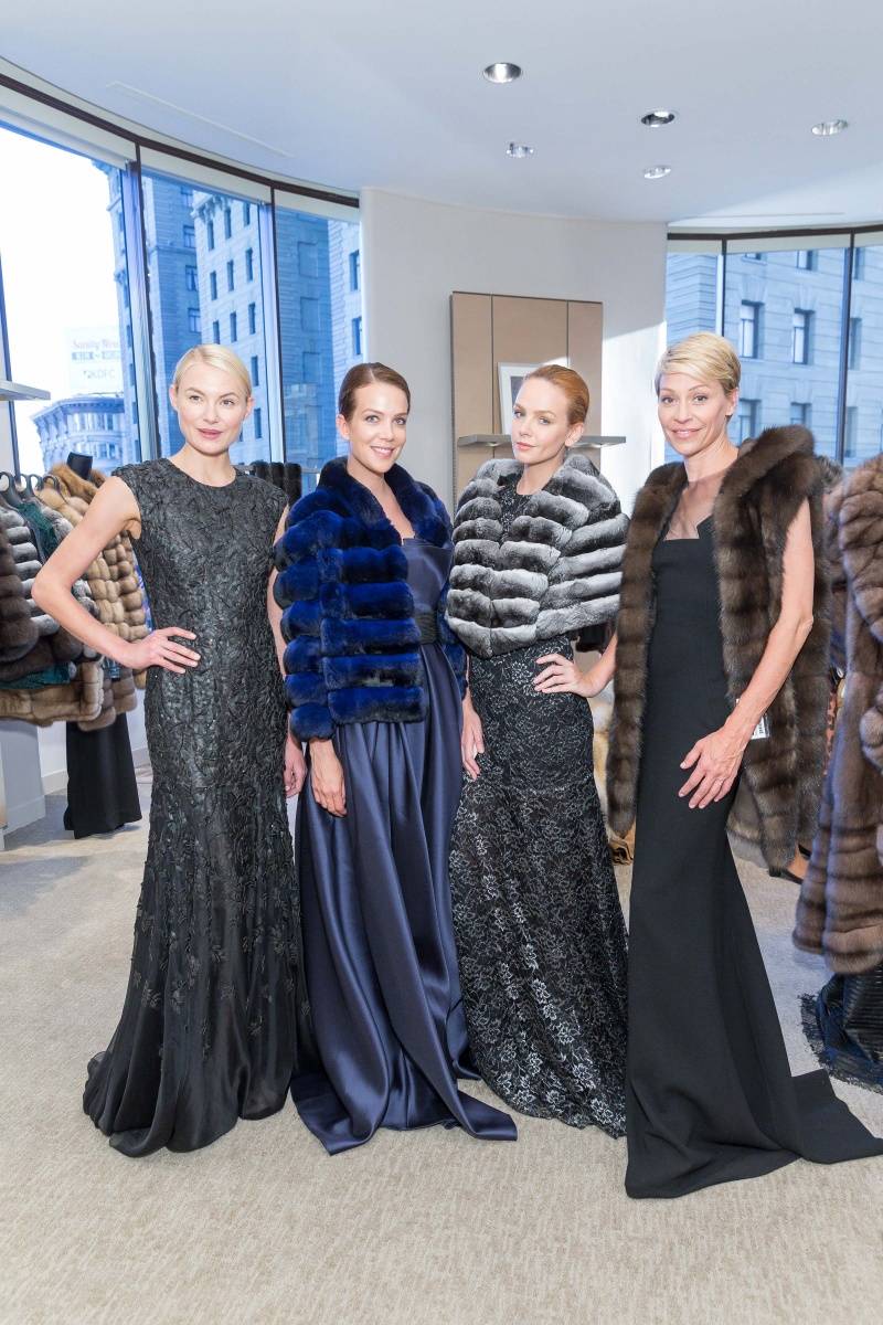 Carmen Marc Valvo Visits Saks To Kick Off Arthritis Foundation Fashion Show