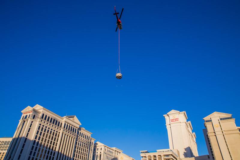 Helicopter Delivers Finishing Touch for the Lavish Nobu Villa