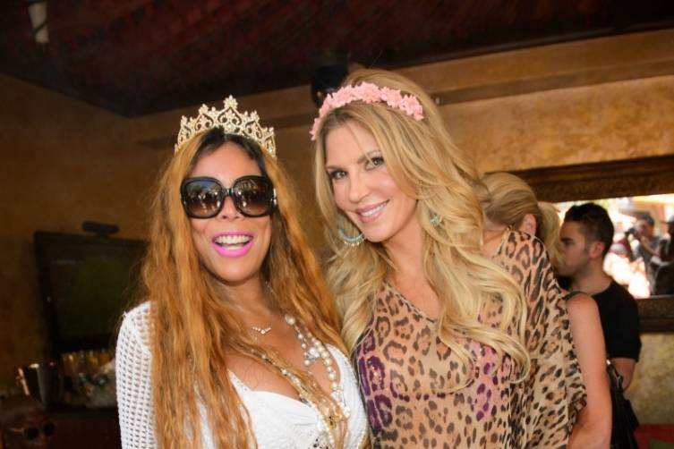 Wendy Williams and Brandi Glanville at World's Largest Bachelorette Party at TAO Beach