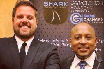 Nate Holzapfel and Daymond John