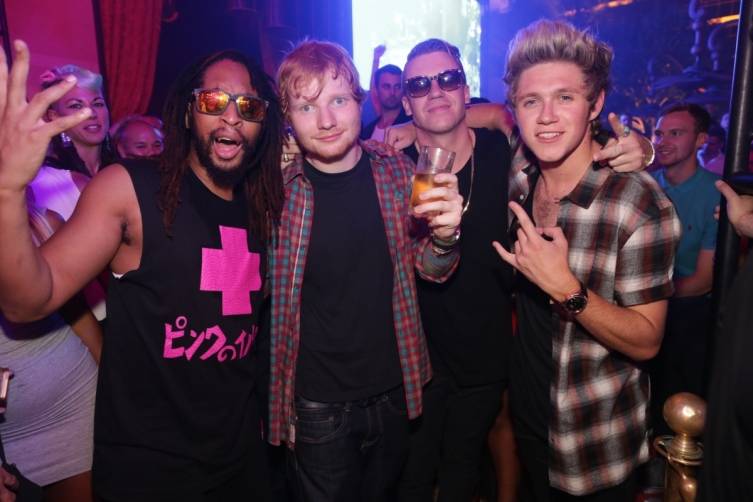 09.20_Lil Jon, Ed Sheeran, Macklemore and Niall Horan_XS
