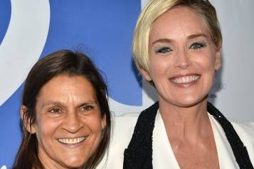Aileen Getty and Sharon Stone
