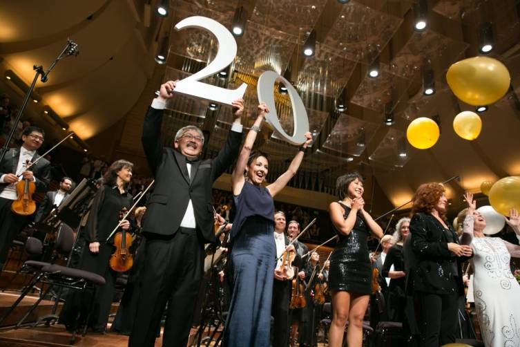 Mayor Ed Lee, Sako Fisher, Yuja Wang, Bonnie Raitt, Lisa Goldman