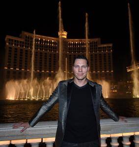 Tiesto and the Fountains at Bellagio