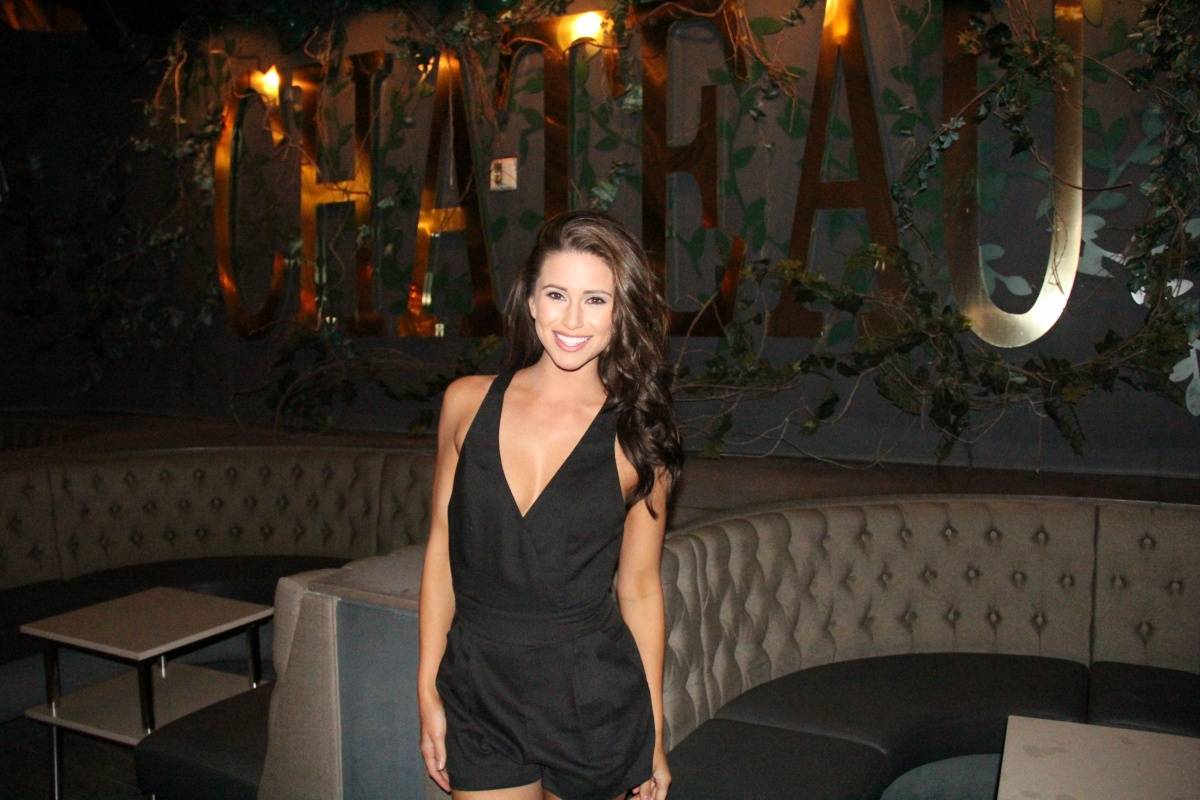 Miss USA Nia Sanchez Judges the Miss Chateau Contest