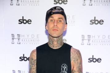 Travis Barker Red Carpet at Hyde Bellagio, Las Vegas 10.11.14