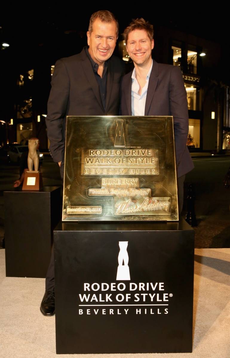 Rodeo Drive Walk of Style Honors Burberry