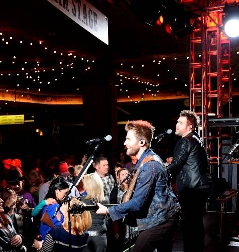 12.10.14 The Swon Brothers Perform at the Gold Buckle Zone at MGM Grand 01 - Photo by Bryan Steffy