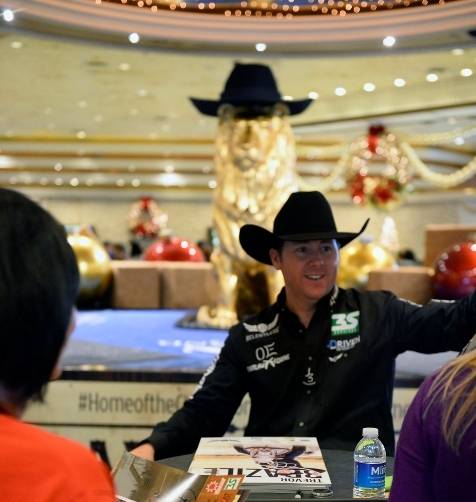 12.5.14 All-Around World Champion Trevor Brazile  at the Autograph Session at MGM Grand - Photo by Bryan Steffy