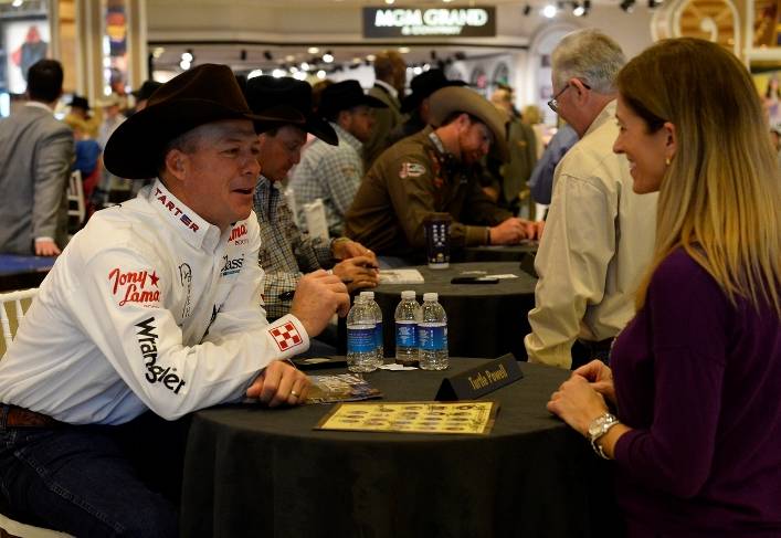 12.5.14 Cowboys Meet Fans at the Autograph Session at MGM Grand - Photo by Bryan Steffy