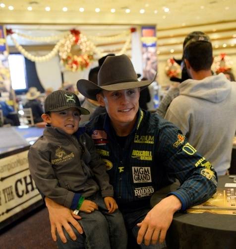 12.5.14 World Champion Tuf Cooper at the Autograph Session at MGM Grand - Photo by Bryan Steffy