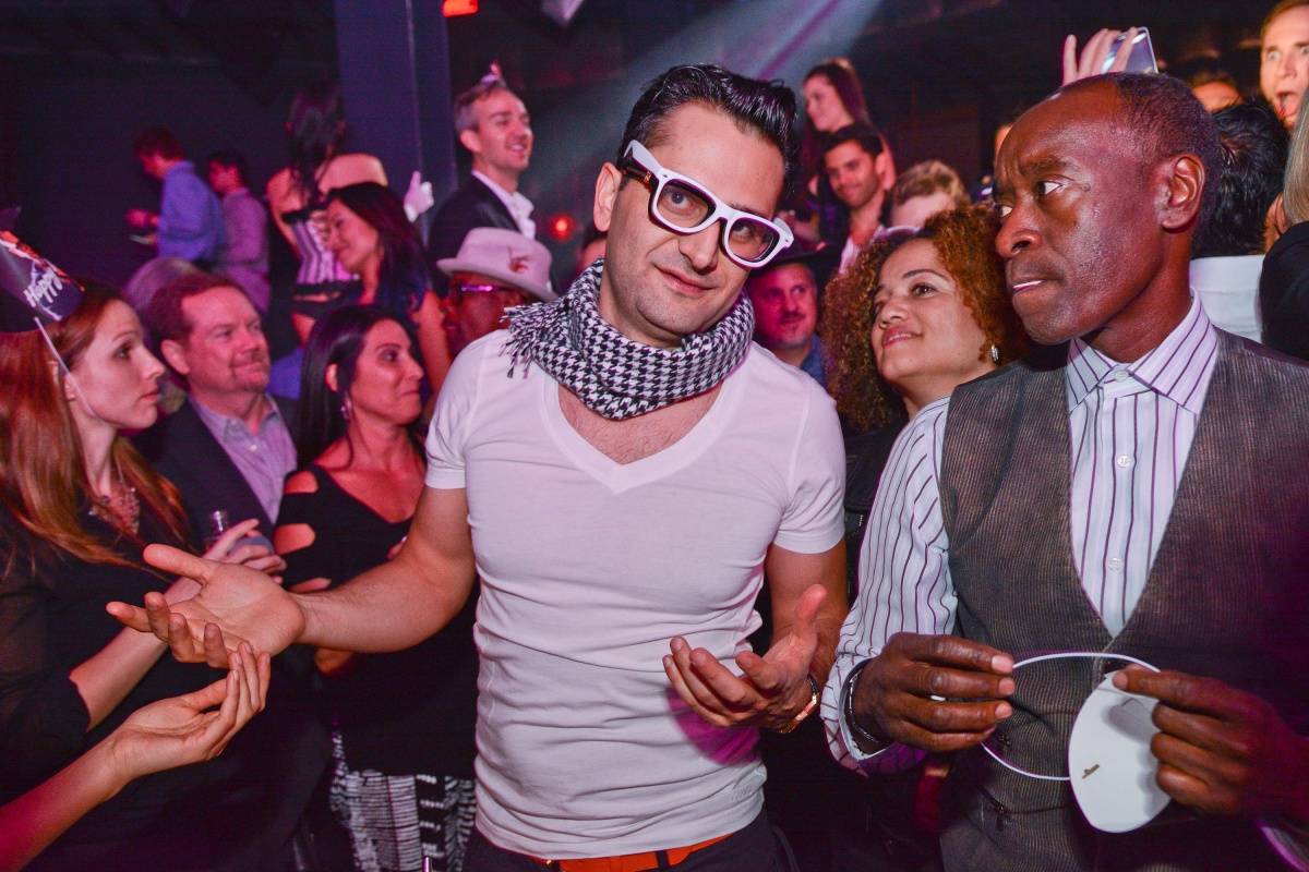 Matt Kemp, Giancarlo Stanton at Lavo; Don Cheadle, Daniel Negreanu and Antonio Esfandiari at Marquee