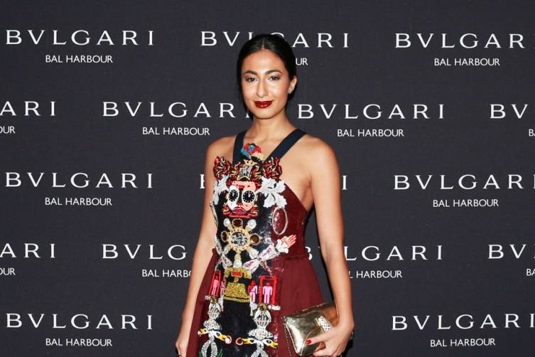 Nausheen Shah at Bulgari Bal Harbour Shops Unveiling with Peter Marino - photo by Ben RosserBFAnyc.com