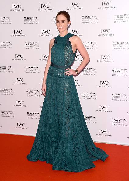 Emily Blunt Wears Lanvin at the Dubai International Film Festival